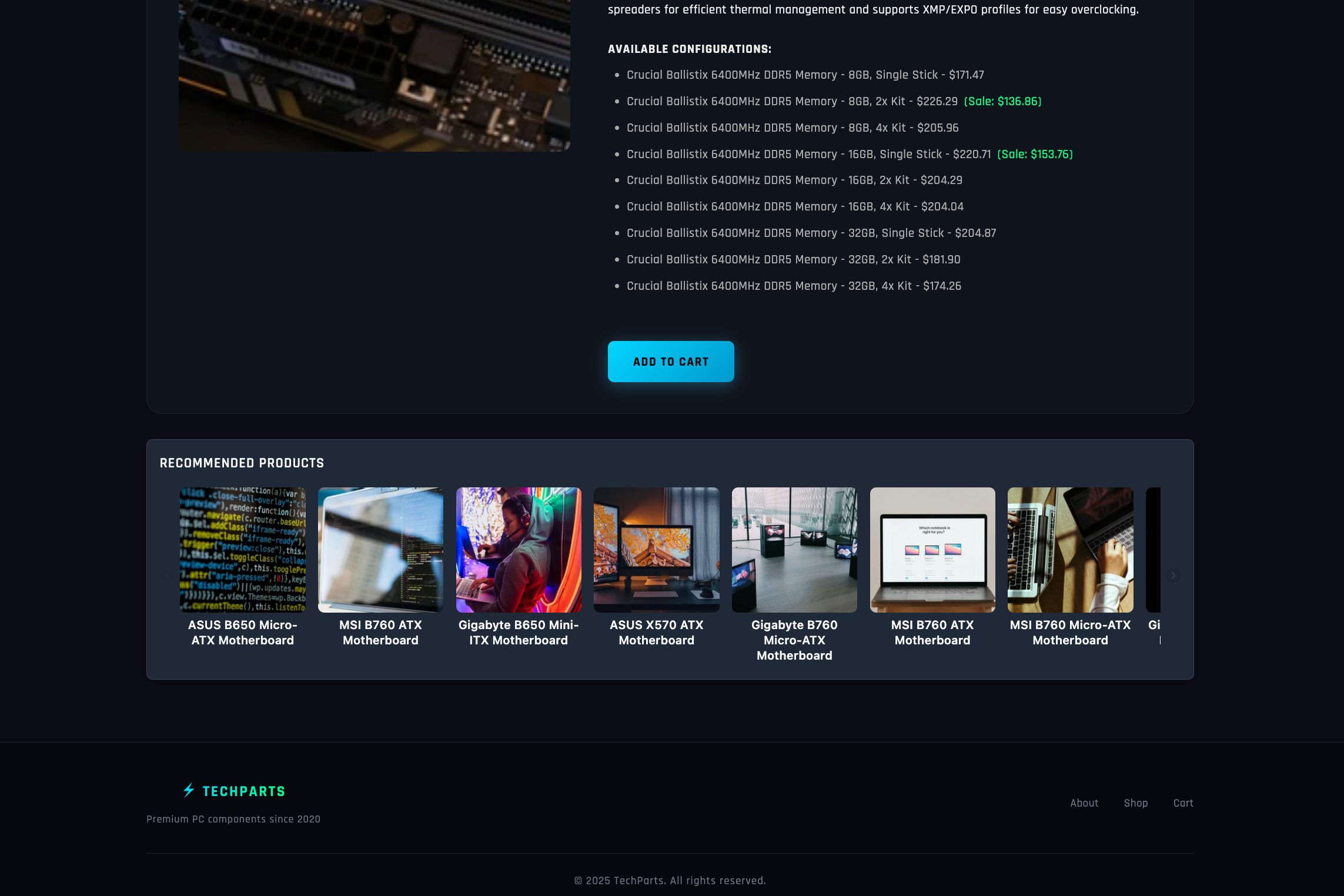 Product recommendations and shopping